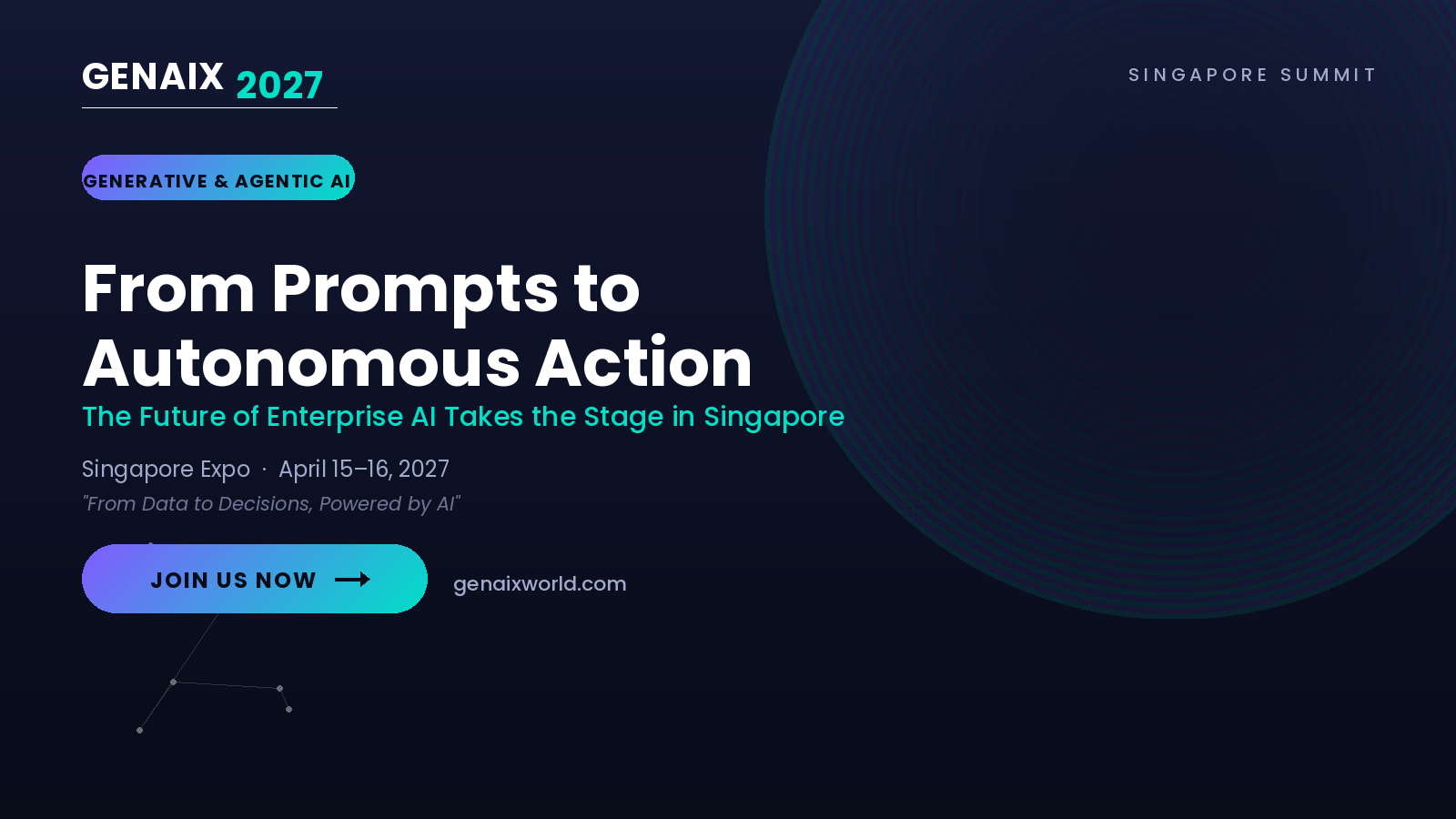 From Prompts to Autonomous Action: Why GENAIX 2027 Is the Generative AI Event You Can't Miss